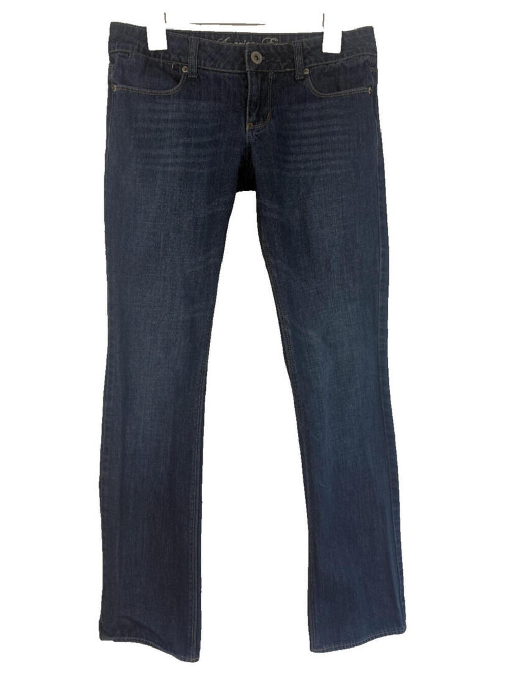 American Eagle 77 Straight Jeans Womens Size 6 Long Blue Denim 30x31